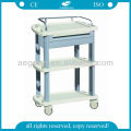 AG-LPT008A Economic Hospital Economic Three Layers Cleaning Equipment Trolley